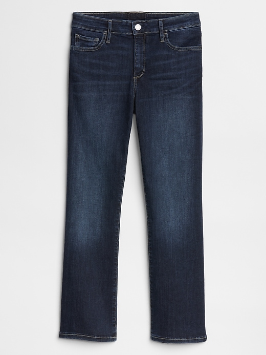 Image number 3 showing, Mid Rise Crop Kick Jeans