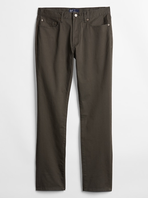 Image number 3 showing, GapFlex Twill Pants in Slim Stretch