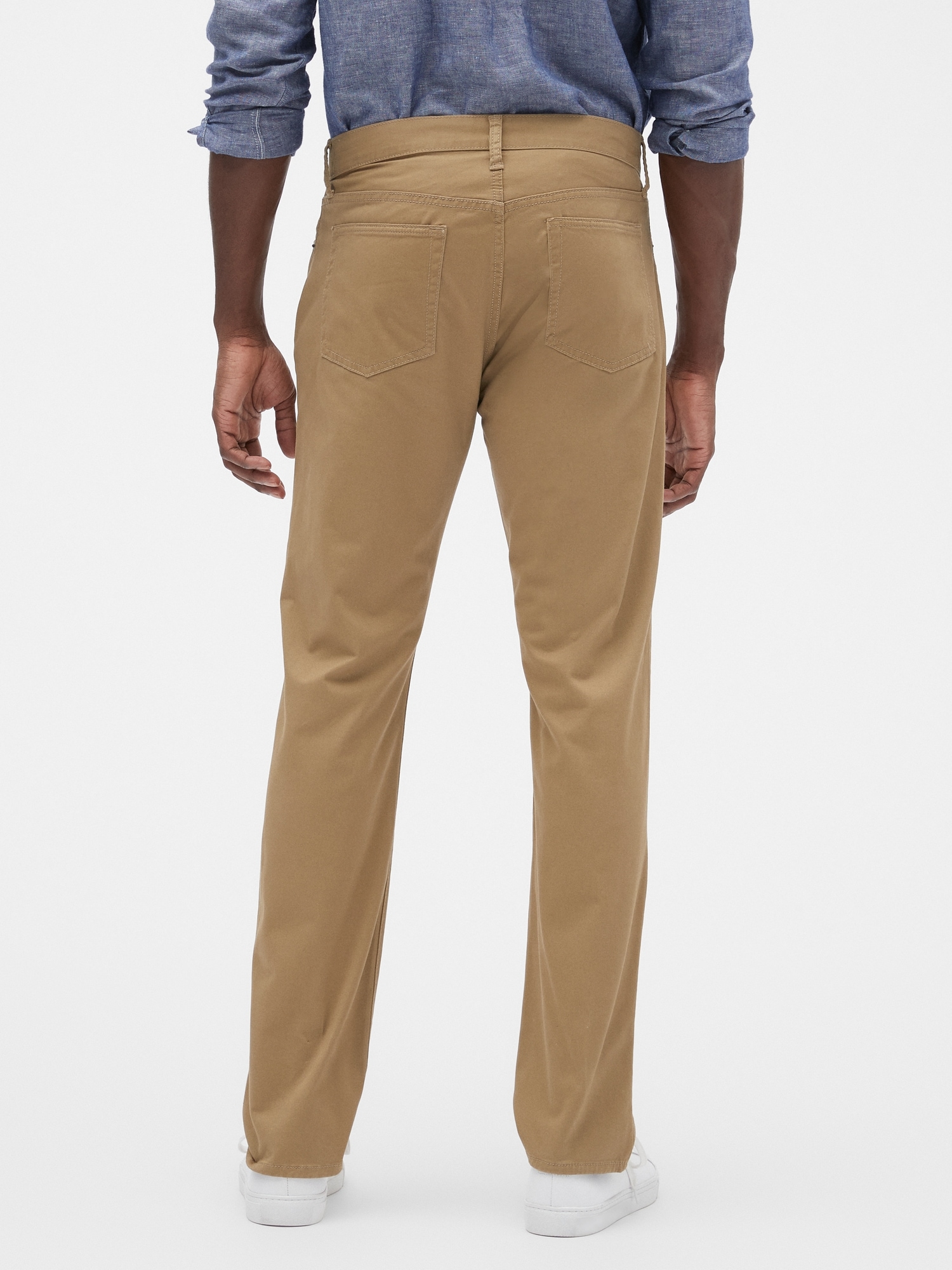 GapFlex Twill Pants in Slim Stretch | Gap Factory