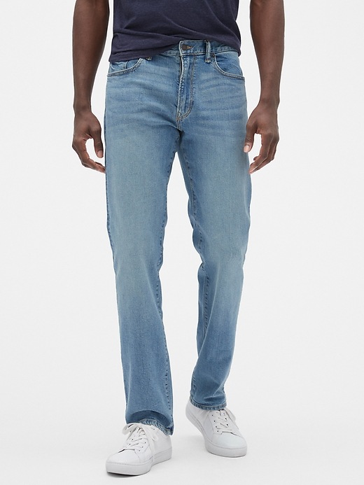 Straight Fit GapFlex Jeans with Washwell&#153