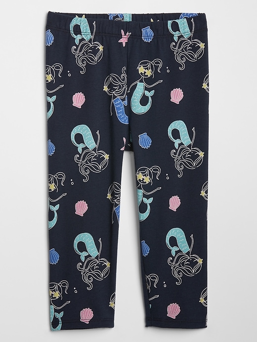 View large product image 1 of 1. Toddler Print Cropped Leggings