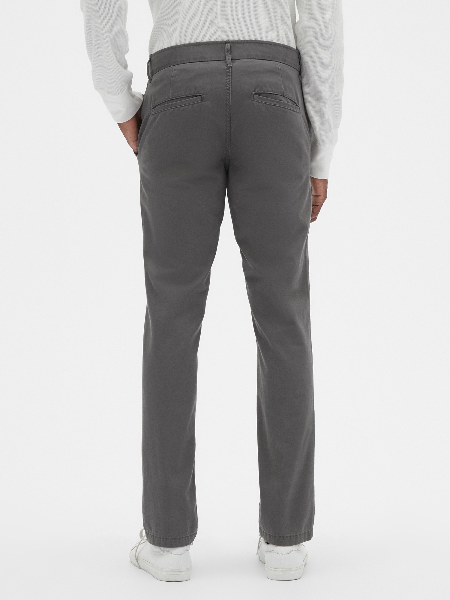 Gap slim stretch khakis discount