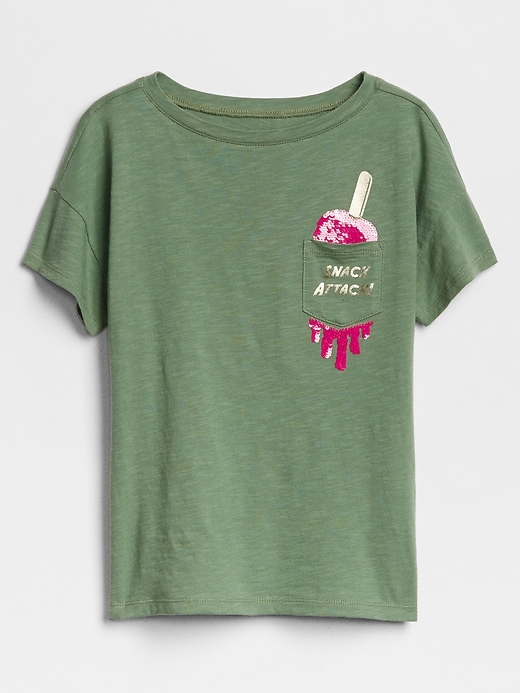 Image number 7 showing, Kids Flippy Sequin T-Shirt