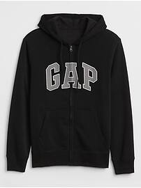 black zip up hoodie men