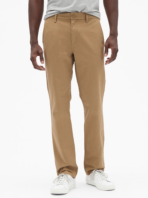 Lived in slim fit khaki