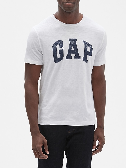 View large product image 1 of 3. Gap Logo T-Shirt In Slub