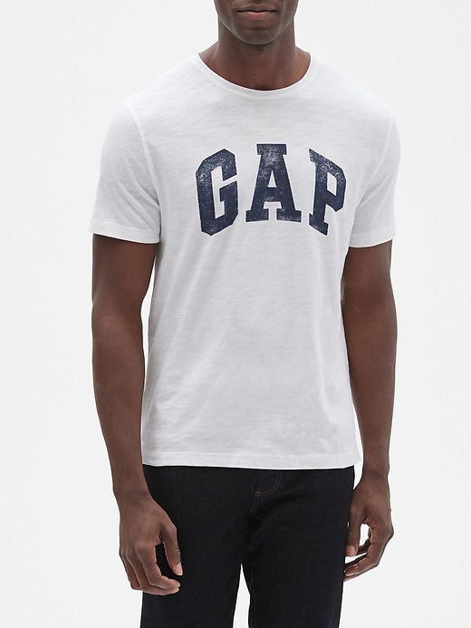 Image number 1 showing, Gap Logo T-Shirt In Slub