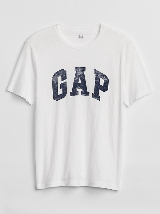 Image number 2 showing, Gap Logo T-Shirt In Slub