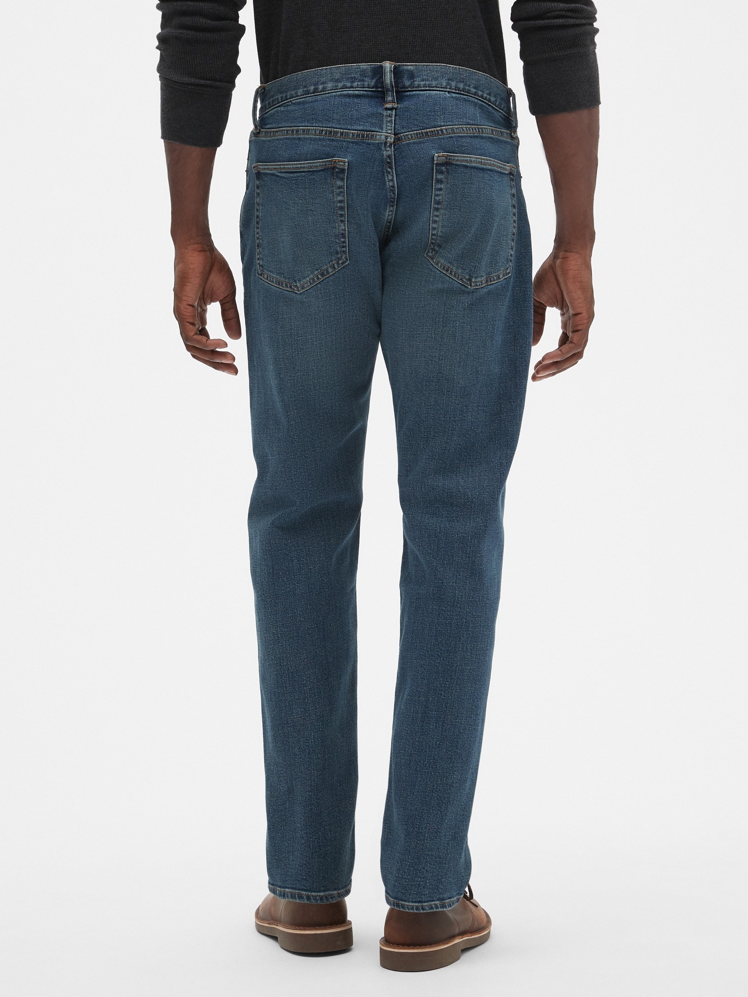 athletic tapered jeans