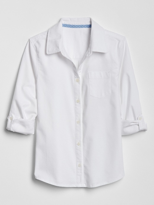 Image number 1 showing, Kids Uniform Oxford Convertible Shirt