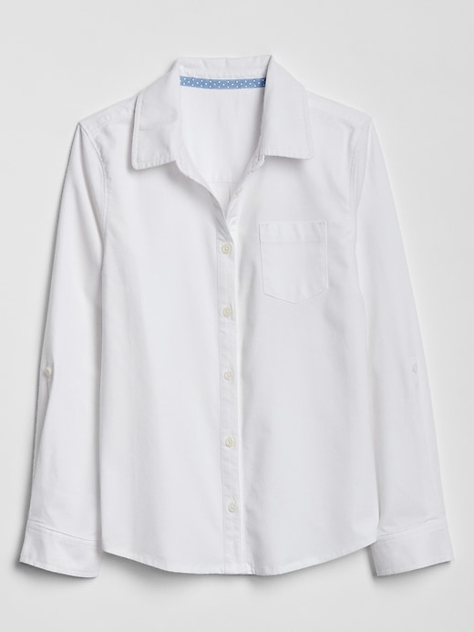 Image number 2 showing, Kids Uniform Oxford Convertible Shirt