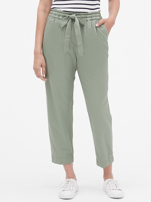View large product image 1 of 1. Mid Rise Ankle Pants