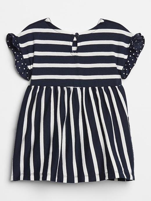 View large product image 2 of 2. Baby Ruffle-Sleeve Dress