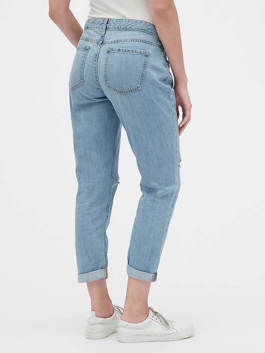 Image number 2 showing, Mid Rise Sexy Boyfriend Jeans