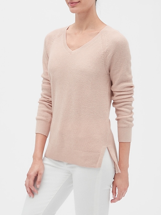 View large product image 1 of 1. V-Neck Pullover Sweater