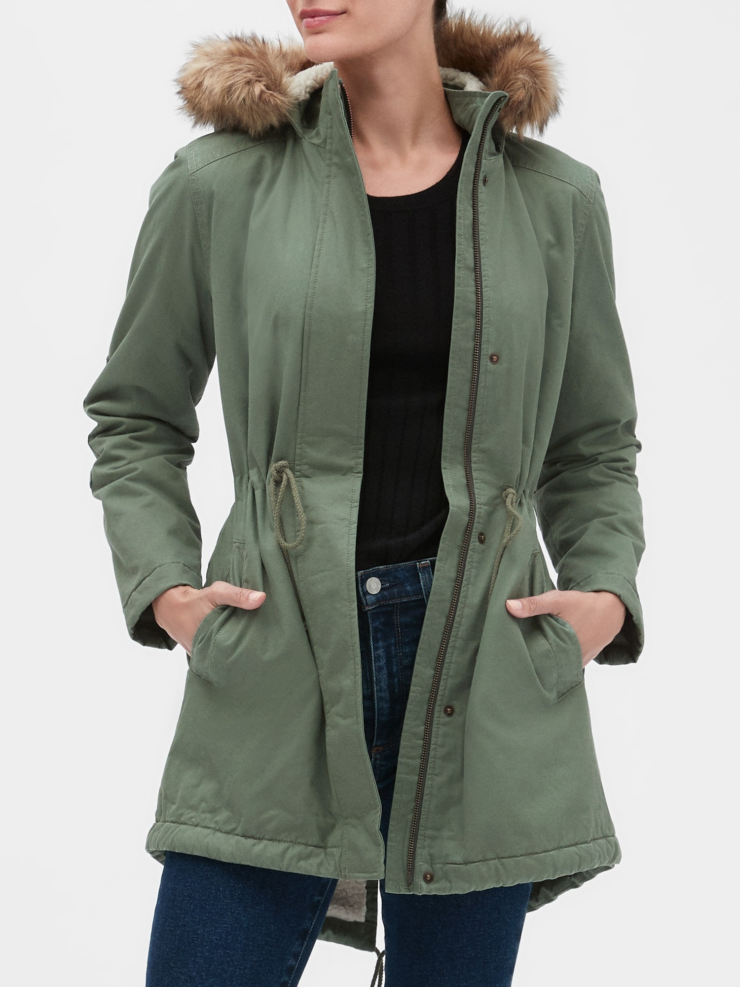 Sherpa Lined Parka Gap Discount | www.c1cu.com