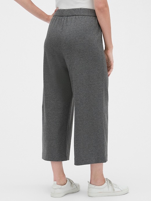 Image number 2 showing, High Rise Wide-Leg Crop Pants