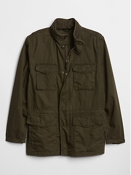 gap military jacket mens