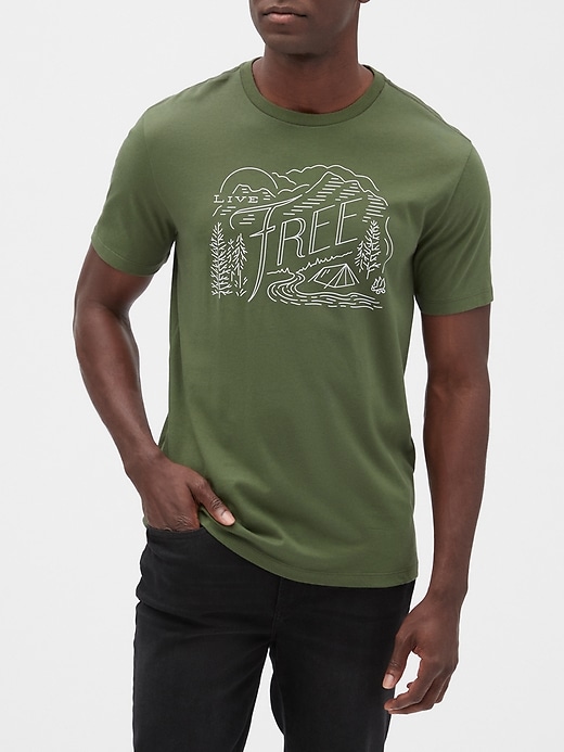 Image number 1 showing, Graphic Short Sleeve T-Shirt
