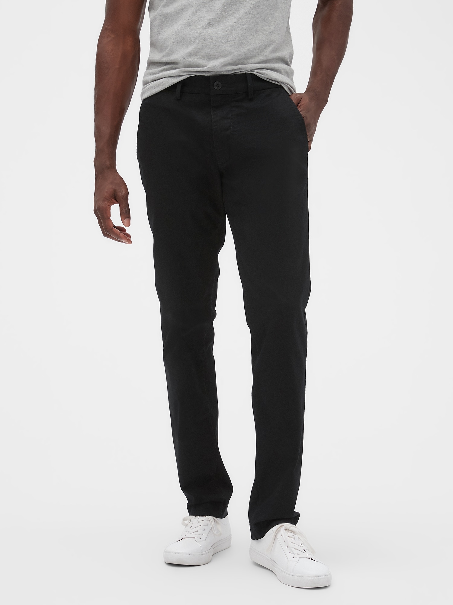 GapFlex Essential Khakis in Slim Fit with Washwell | Gap Factory