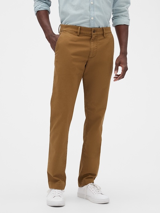 GapFlex Essential Khakis in Slim Fit with Washwell | Gap Factory