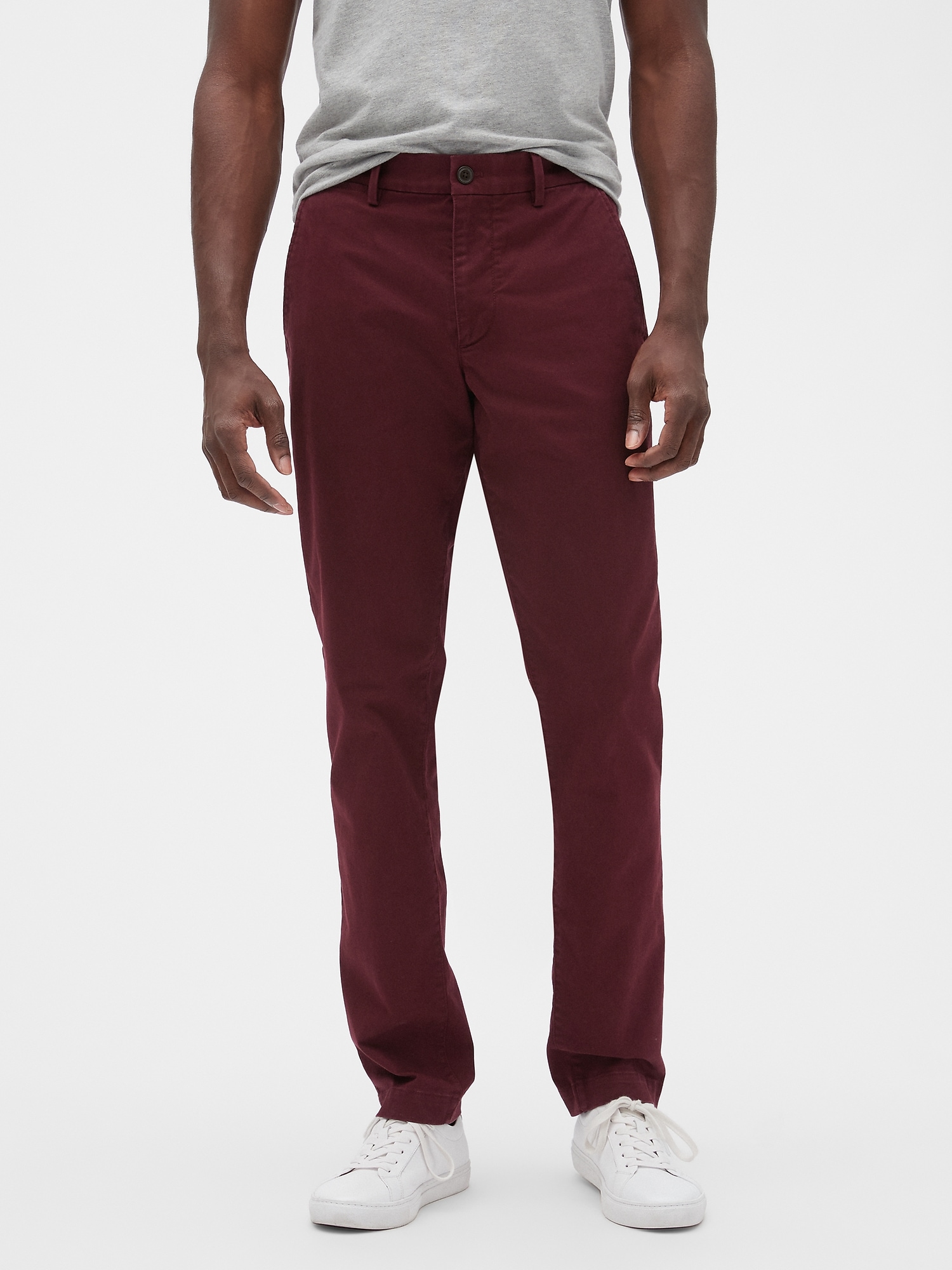hybrid khakis in slim fit with gapflex