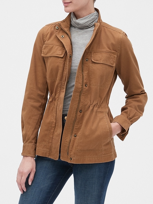 gap commander slub twill jacket