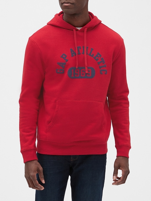 Image number 4 showing, Gap Athletic Logo Pullover Hoodie