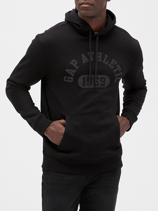 View large product image 1 of 1. Gap Athletic Logo Pullover Hoodie