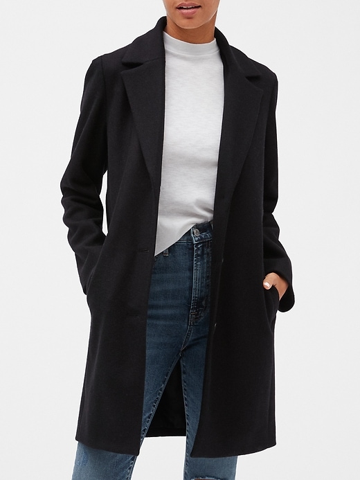 Image number 4 showing, Wool-Blend Coat