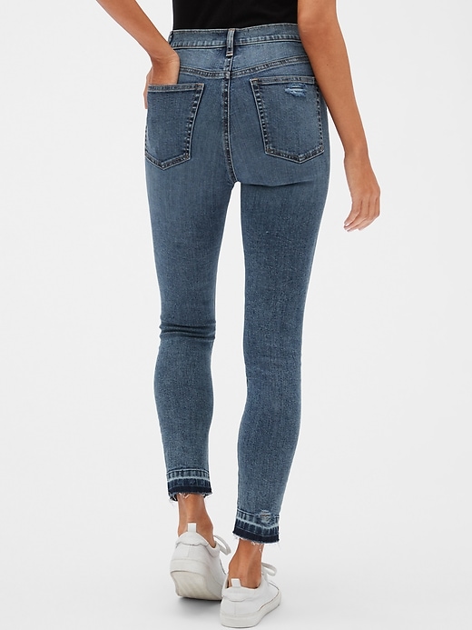 Sky High Destructed Legging Skimmer Jeans Gap Factory