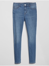 View large product image 3 of 3. Mid Rise Favorite Crop Jeggings with Washwell