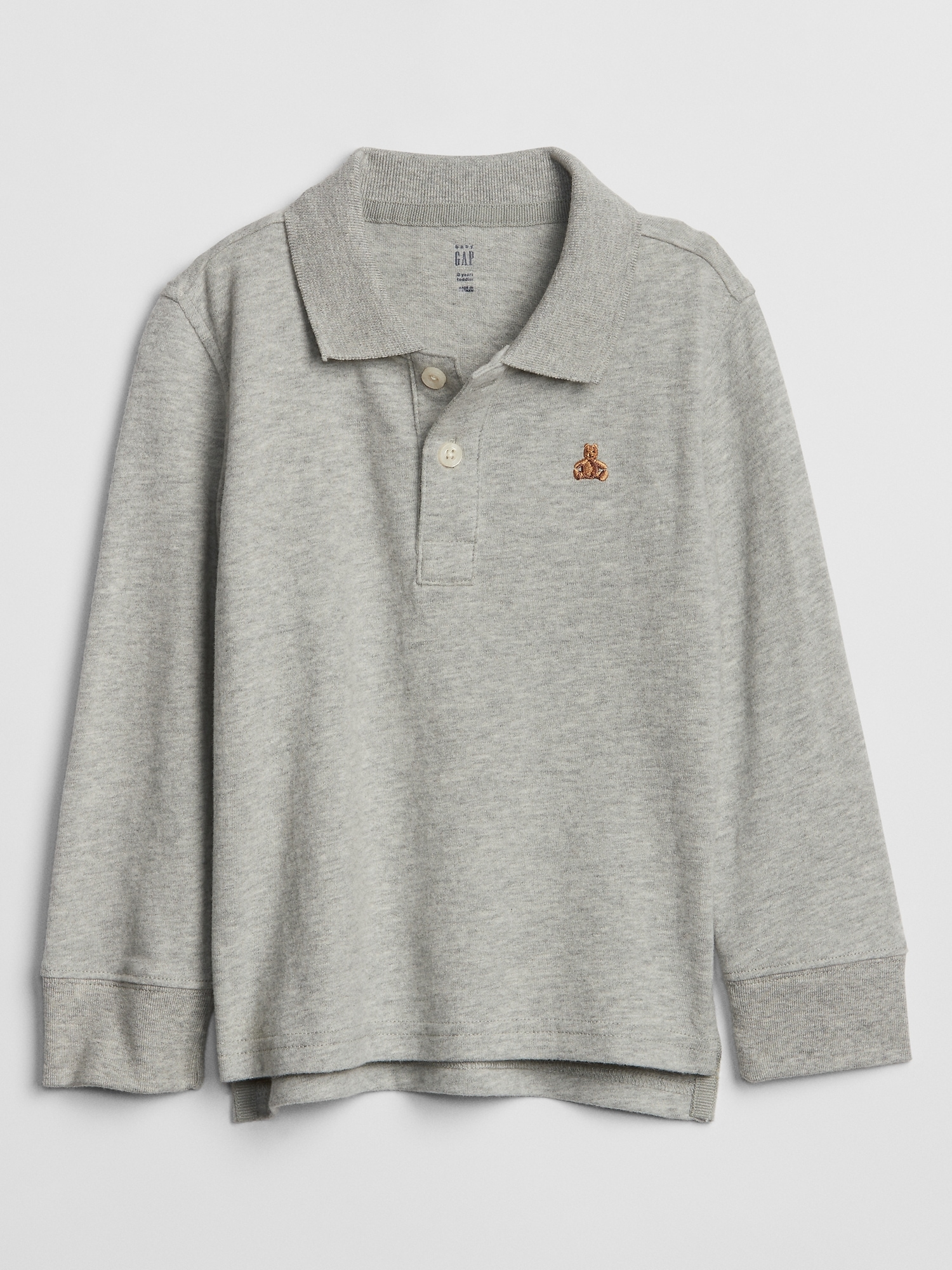 gap long sleeve polo