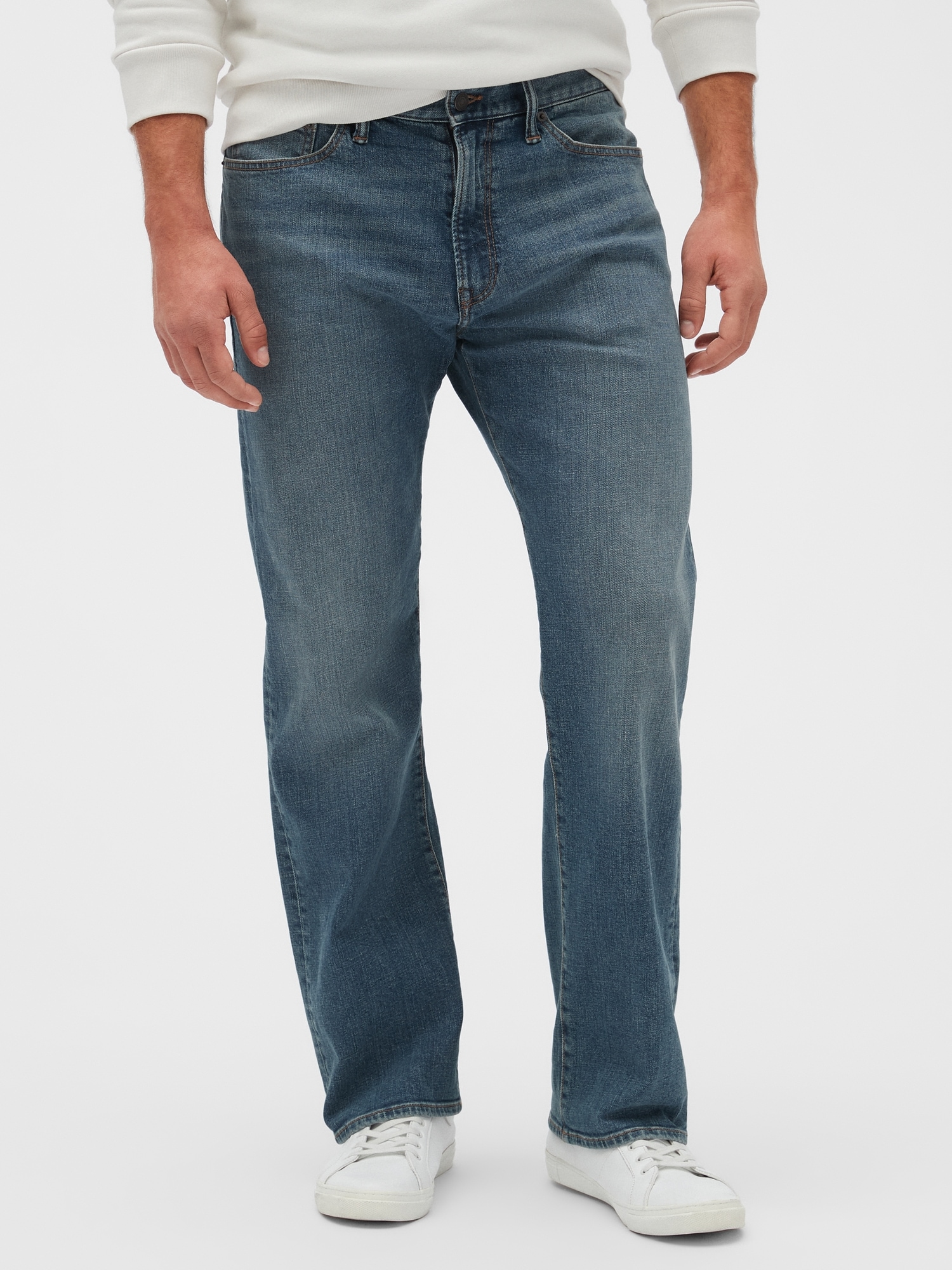 Relaxed GapFlex Jeans with Washwell | Gap Factory