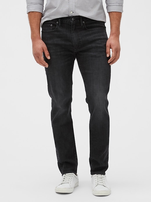 Soft Wear Slim Jeans With Washwell