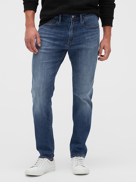 Soft Wear Slim Jeans With Washwell