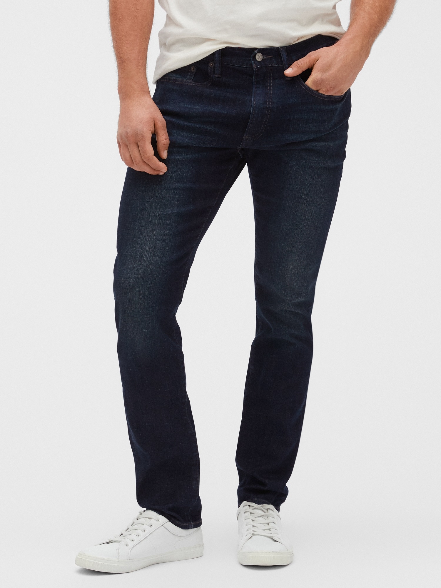 Soft Wear Slim Fit GapFlex Jeans With Washwell Gap Factory