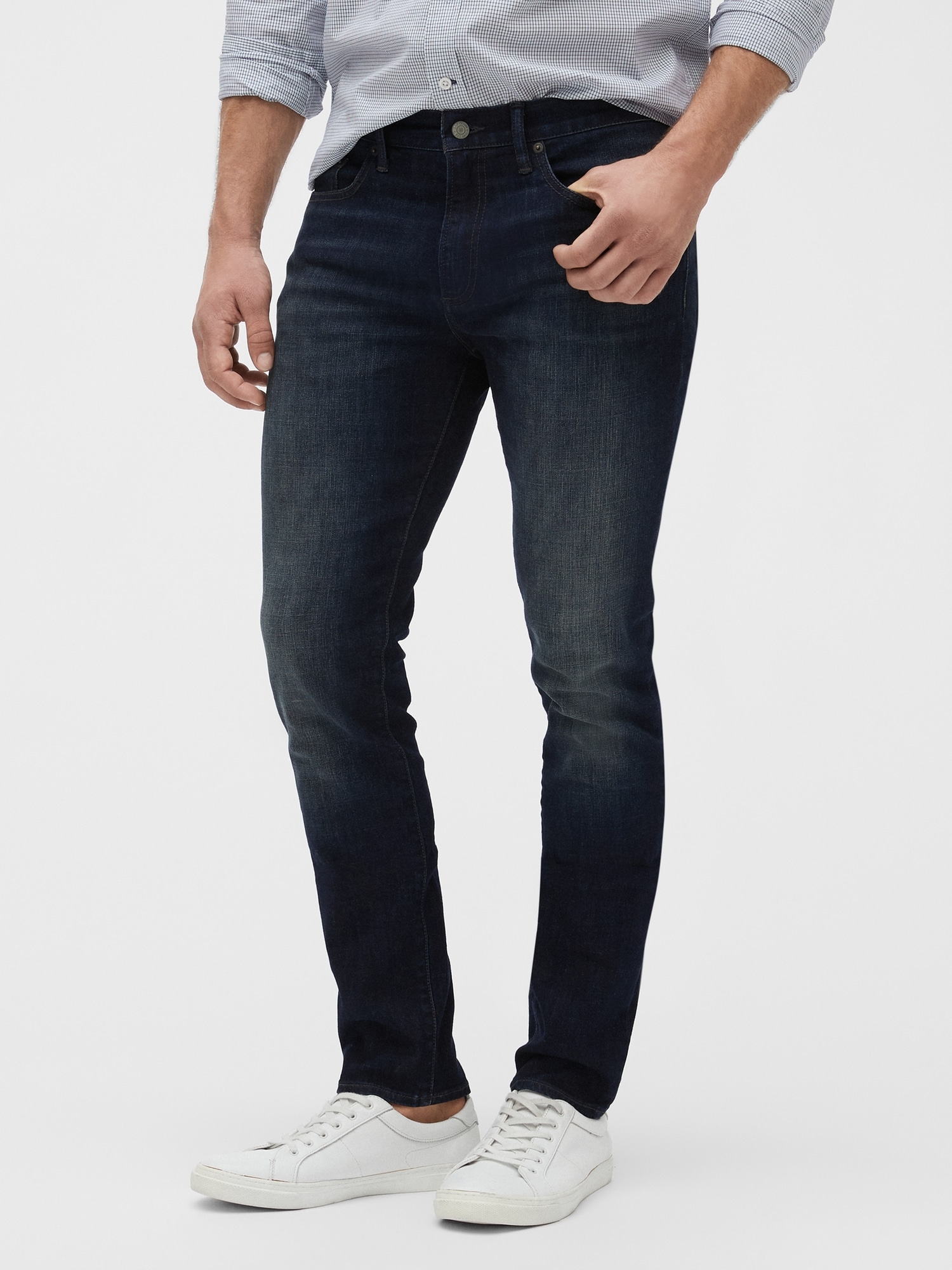 soft wear skinny jeans with gapflex