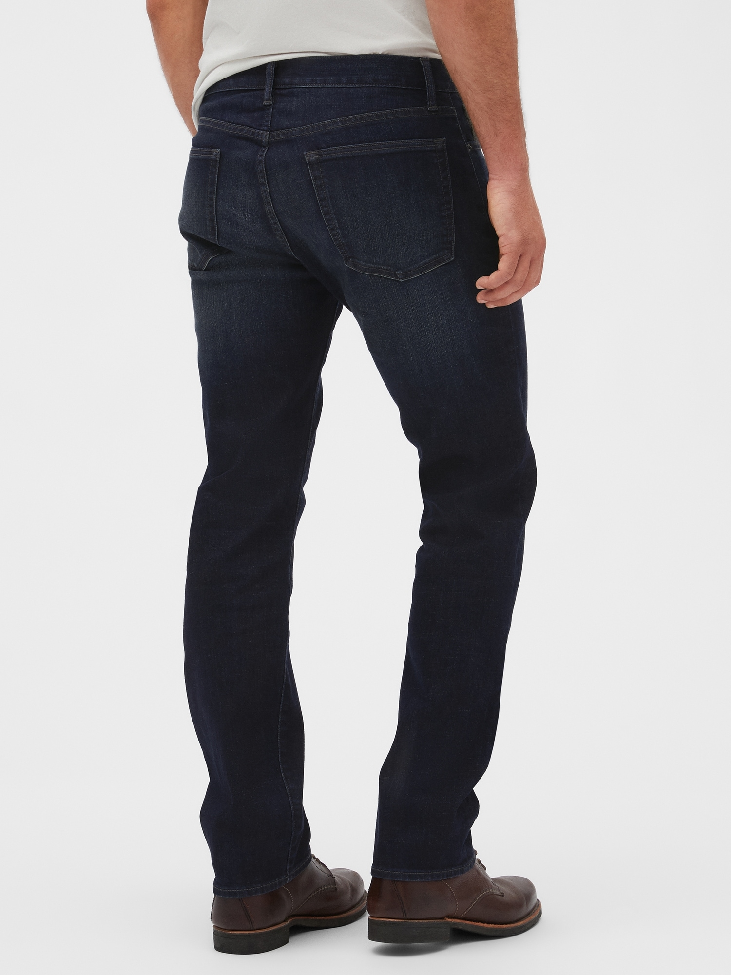 GapFlex Soft Wear Straight Fit Jeans with Washwell Gap Factory