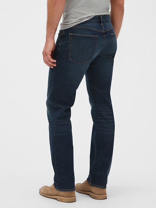 Straight Fit Jeans with GapFlex Gap Factory