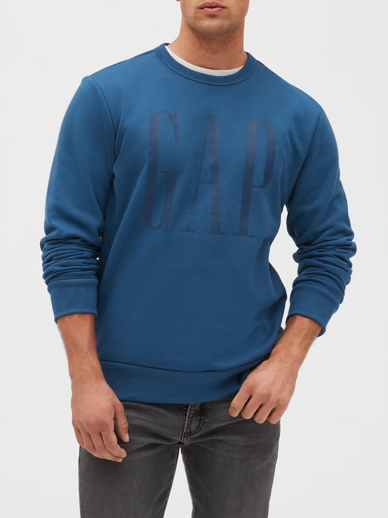 Gap Logo Crewneck Sweatshirt Gap Factory