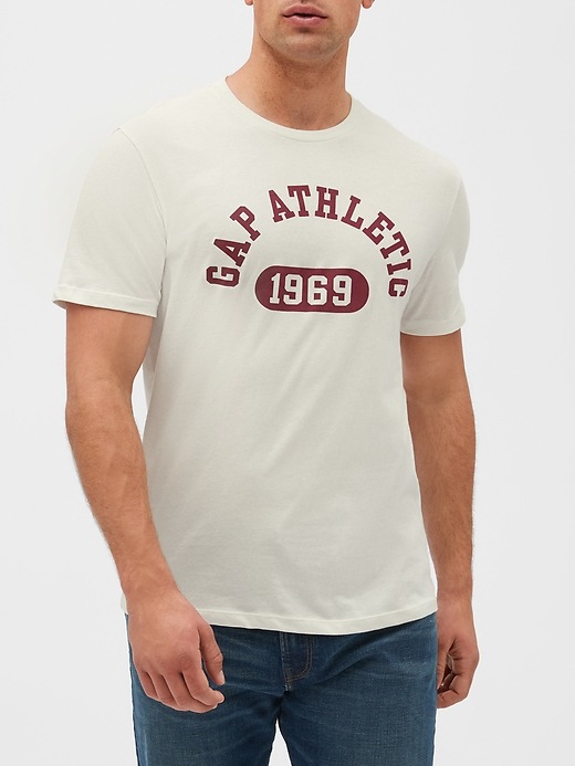 Gap Athletic Logo Crewneck TShirt Gap Factory