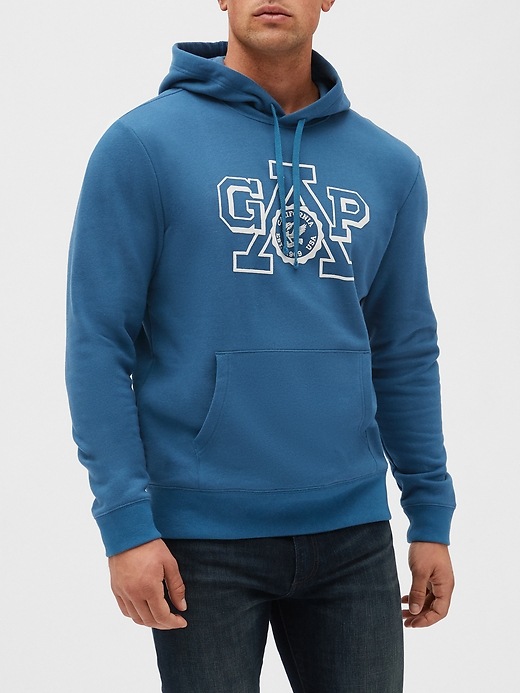 Image number 3 showing, Gap Athletic Logo Pullover Hoodie