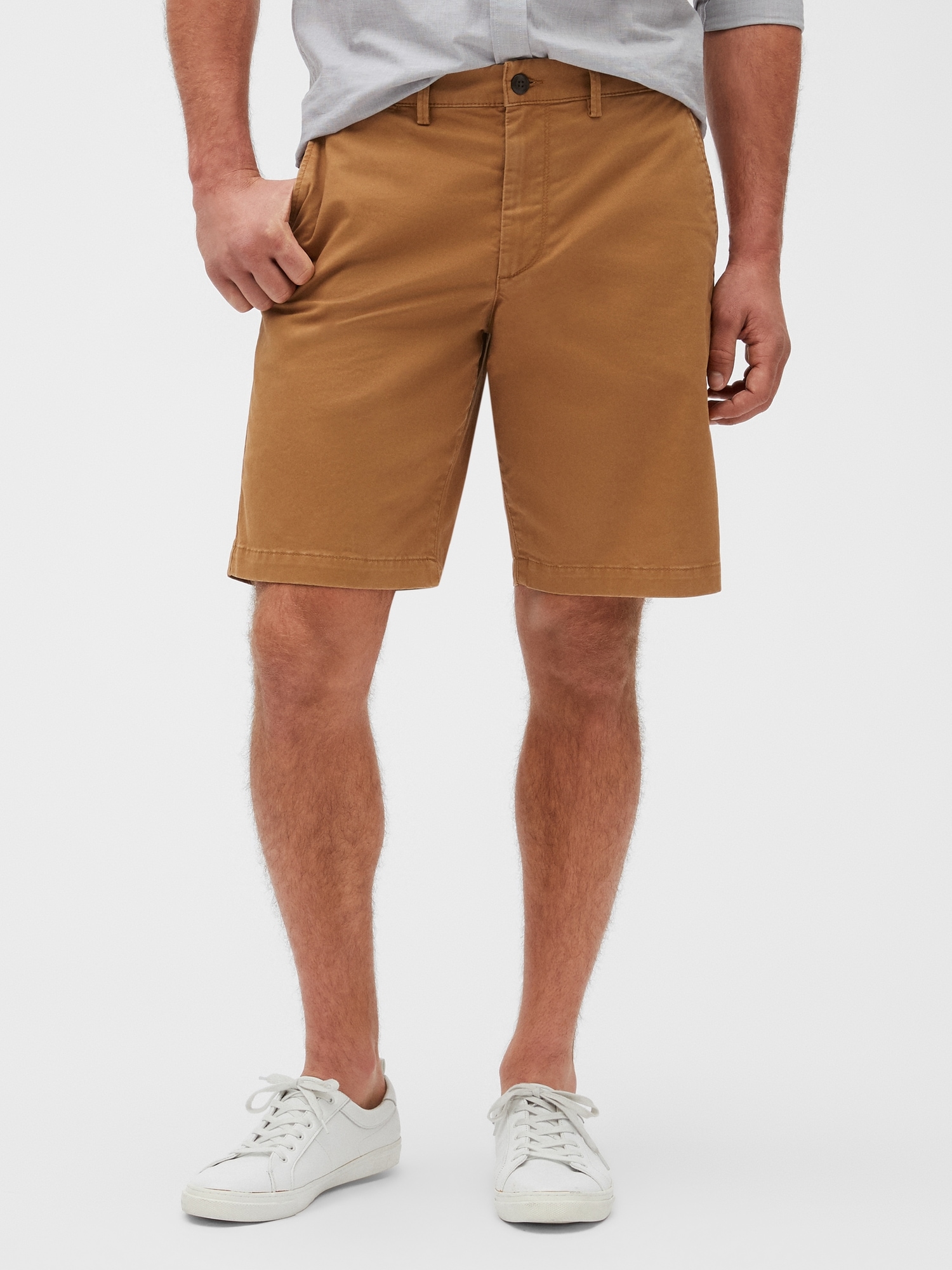 10" GapFlex Essential Khaki Short with Washwell™ Gap Factory