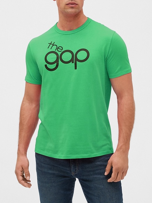 View large product image 1 of 1. Gap 50th Anniversary Short Sleeve Logo T-Shirt