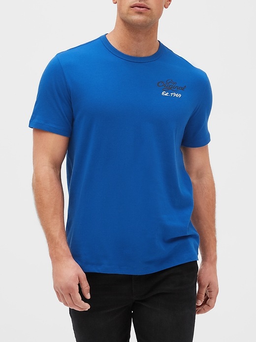 View large product image 1 of 1. Gap 50th Anniversary Logo Short Sleeve T-Shirt