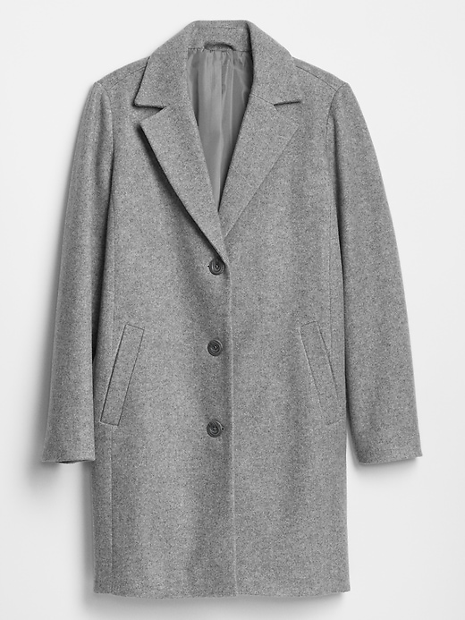 Image number 3 showing, Wool-Blend Coat