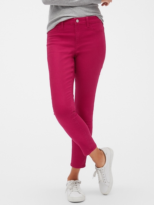 Image number 1 showing, Mid Rise Cropped Favorite Legging Jeans