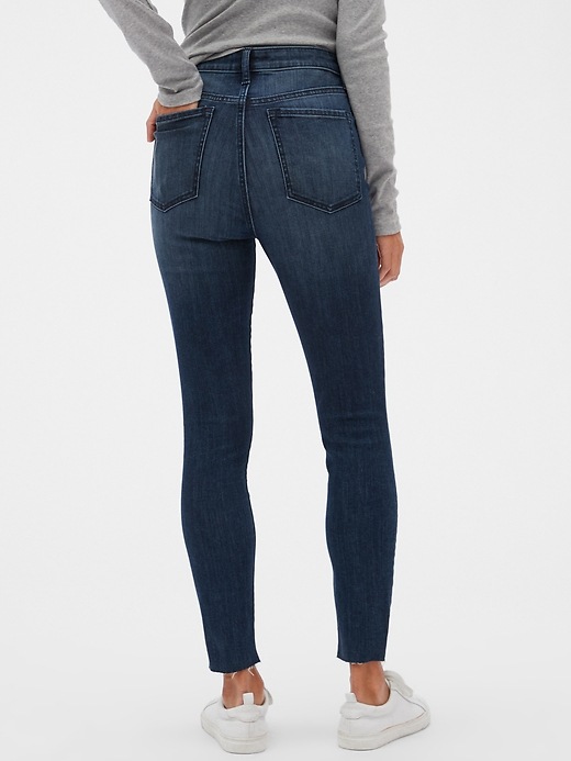 Sky High RawHem Legging Skimmer Jeans Gap Factory