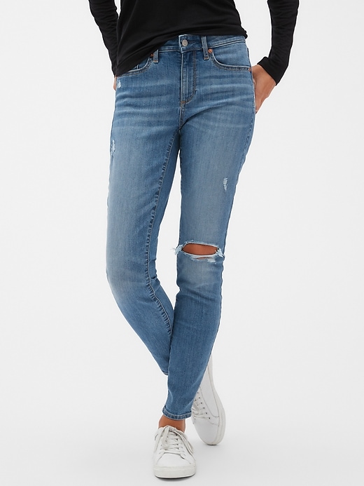 Mid Rise Curvy Legging Skimmer Jeans Gap Factory